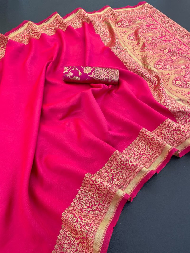 Minaxi Vol 1 By Aab Art Silk Jacquard Border Saree 